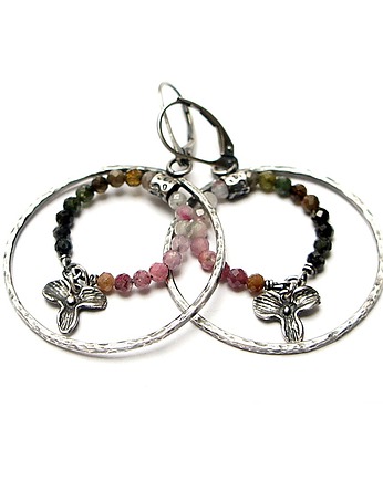 Orchid  circle /turmaliny/vol. 2  - kolczyki, Katia i krokodyl