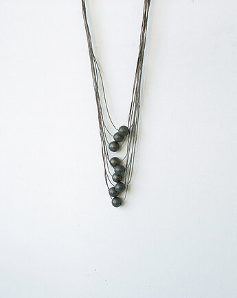 Groszki 007 Naszyjnik bez metalu, galeria nuit