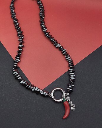 Naszyjnik HOT hematyt, WILDBI design