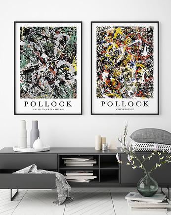 Zestaw plakatów - Pollock  v2, OSOBY - Prezent dla przyjaciółki