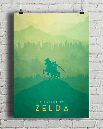 Plakat The Legend of Zelda, minimalmill