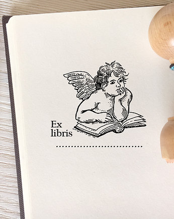 Ex Libris z Amorkiem - uniwersalny, Malu Studio