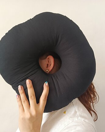 Poduszka do Piercingu Ucha Z Otworem Na Gojenie Helix Tragus bawełniana, giluplu