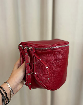 Skórzana nerka Aurora Rosso, SOLO moda