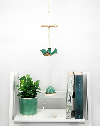 Łapacz wiatru - ozdoba wisząca w stylu boho, 10FingersArt