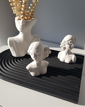 Duża podstawka półokrągła black, nejmi art