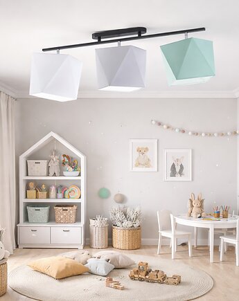 Dziecięca lampa sufitowa 3 punktowa regulowana DETROIT KIDS, LYSNE
