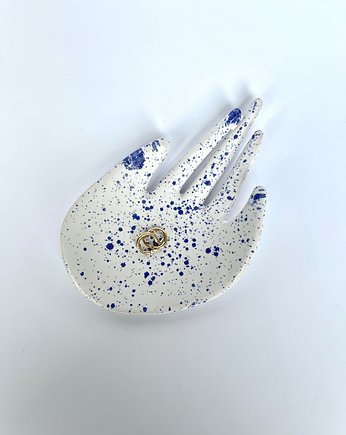 Ceramiczna Dłoń Niebieskie Ciapki, Maison Fragile