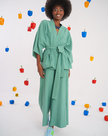 Spodnie Davis pistacja, Bucle