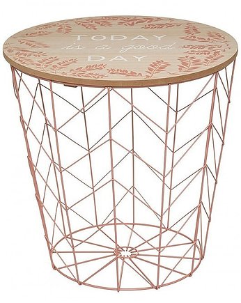 Stolik Kawowy Stolik Kosz Druciany Rose, MIA home
