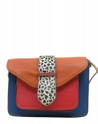 Torebka skórzana dwustronny odwracalny pasek damska listonoszka eko OLIVKA, Olivka Warsaw