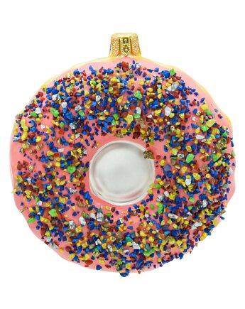 Bombka choinkowa: Donut z różowym lukrem, Syn Bombkarza