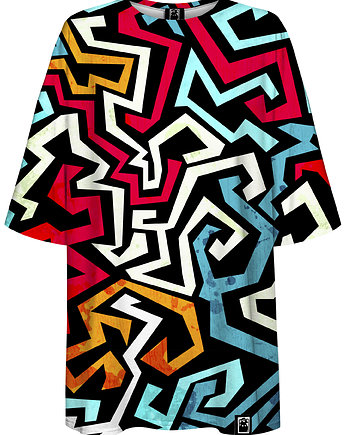 DR.CROW T-shirt Damski Oversize Crazy Style, DrCrow