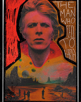 Plakat  "The Man Who Fell To Earth", Natalia Biegalska