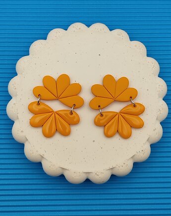 Kolczyki BLOOM pomarańczowe, WILDBI design