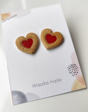 Kolczyki ciasteczka z dżemem, Waszkamade
