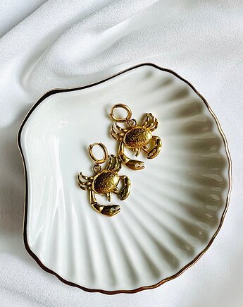 Kolczyki pozłacane  Kraby, MaLa Jewellery