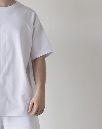 T-Shirt Oversize FLOW White, LUKANI wear