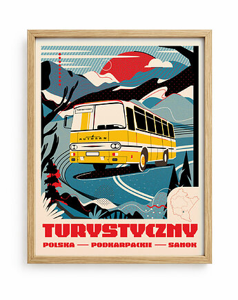 Plakat Turystyczny - Autosan, Ewelina Gąska