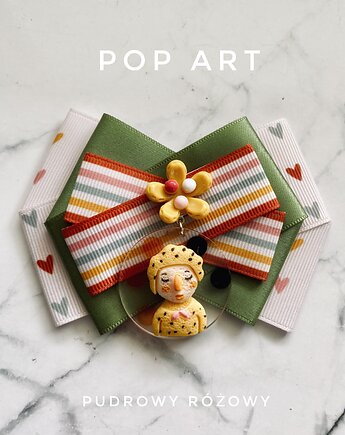 Nowa Kolekcja ART z postaciami 3d wyrwanymi z obrazu, Pudrowy Różowy