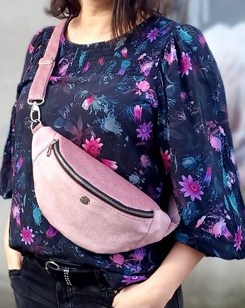 Nerka welurowa Baby Pink, sabi tatka