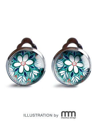 Green folk klipsy, muamua design