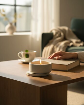 Świeca sojowa BOTANIC GLOW bergamotka i paczula, Oyka Candle