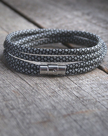 męska bransoletka :: hello sailor :: BLACK&GREY, kaktusia