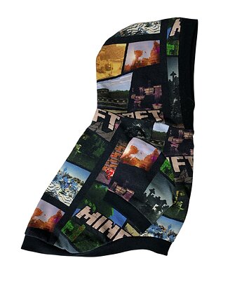 Bluza dla psa z kapturem MINECRAFT rozmiar S, Psia szafa