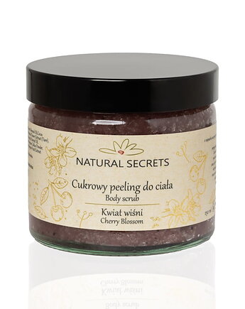 Peeling cukrowy - Kwiat wiśni, Natural Secrets