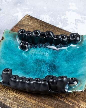 Piękna nietuzinkowa patera. Jedyna. Unikat. Handmade, Ceramika Wydry