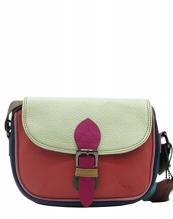 Listonoszka torebka damska skóra naturalna kolorowa oryginalna OLIVKA, Olivka Warsaw