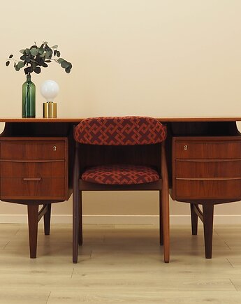 Krzesło tekowe, duński design, lata 60, produkcja: Dania, Przetwory design