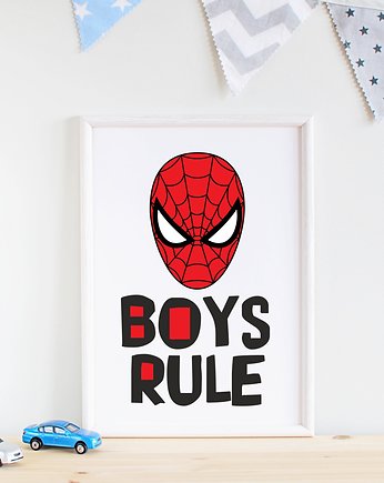 Plakat do dziecięcego pokoju spiderman, TamTamTu