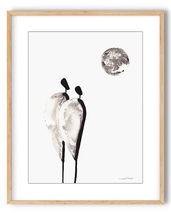 Obraz 30X40 cm malowany ręcznie, MiniMalArt
