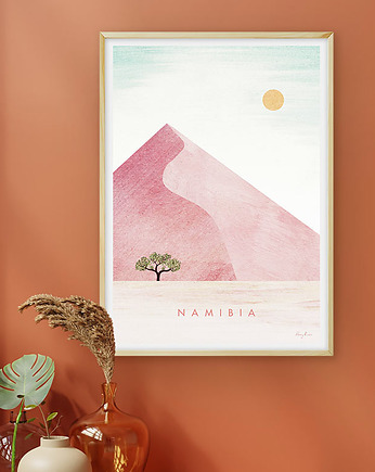 Plakat Czerwone wydmy - pustynia Namibia, minimalmill