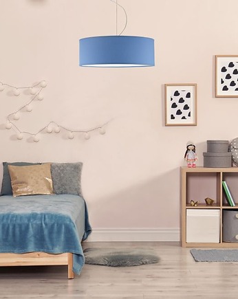 Różowa lampa wisząca do pokoju dziewczynki HAJFA KIDS o średnicy 30 cm, LYSNE