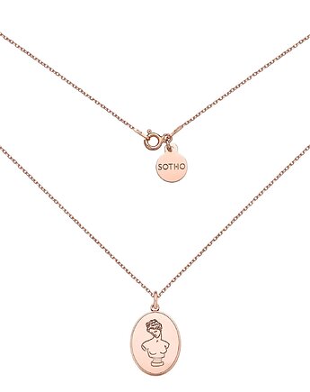 Medalion z różowego złota z boginią Afrodytą, SOTHO