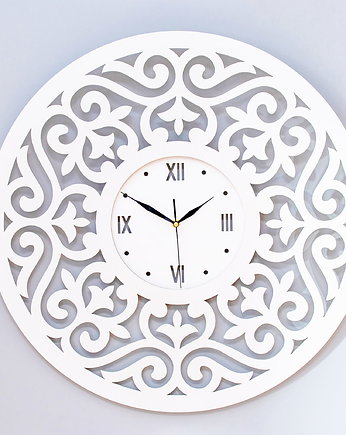 DEKORACYJNY ZEGAR AŻUROWY, FLORENCE, VINTAGE STYLE L ( 60 x 60 cm ), ORNAMENTI