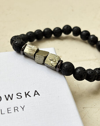 Bransoletka Męska Piryt, Chmolowska Jewellery