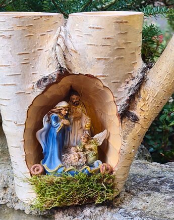 Rustykalna stajenka z brzozy , Byfyj gallery