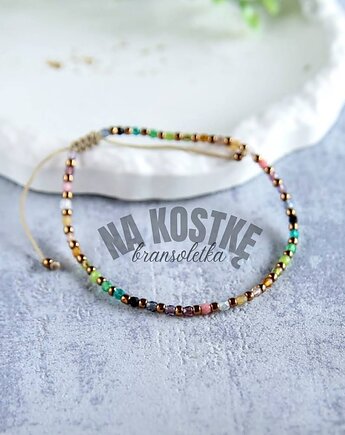 Kolory Ziemi na kostkę, bransoletka na nogę, Mosca