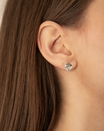 Kolczyki srebrne PŁATKI No. 2, Kamaryd