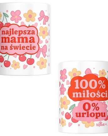 Kubek na Dzień Mamy  Najlepsza Mama na Świecie kwiaty, Kapawii