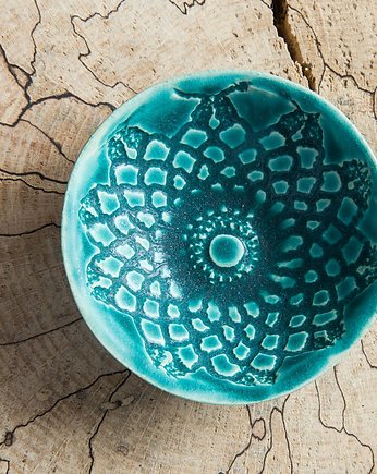Miseczka mini turkus, studnia ceramiczna