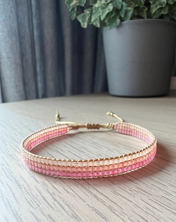 Bransoletka tkana z koralików Miyuki, ANYAART