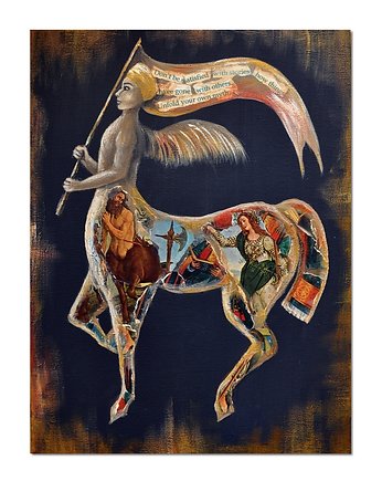 Aniol Taurell, z cyklu Jeźdźcy Anty-apokalipsy, oryginalny obraz, Galeriai