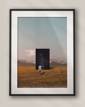 Plakat Outsider Poza Schematem - Kolaż Fine Art, DAPIDOKA