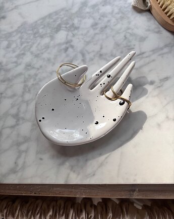 Ceramiczna Łapka Handmade Talerzyk na Biżuterię Dalmatyńczyk, Maison Fragile