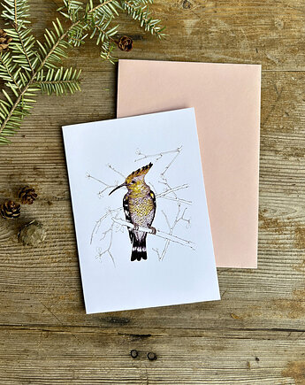 Dudek- Kartka- Grafika- Ilustracja- Ptaki, BOSKE